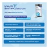 MIRACLE BOVINE COLOSTRUM 300 capsulas (2000 mg por porcion), 50%