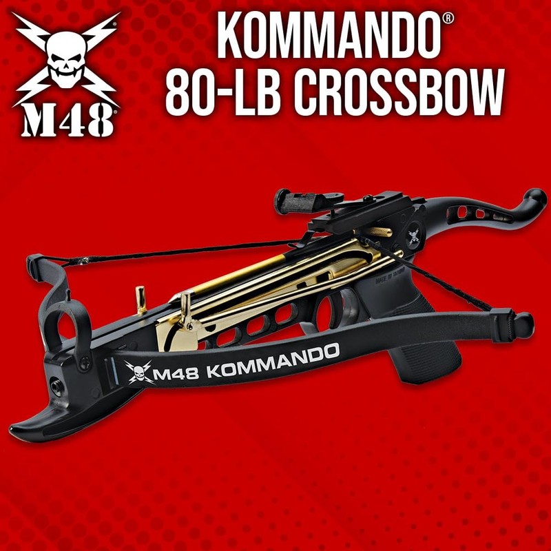 M48 Kommando® 80-LB Crossbow | Durable Fiberglass Limb | Aluminum