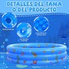 Piscina Inflable Redonda De 3 Niveles Para Niños 13035 Cm