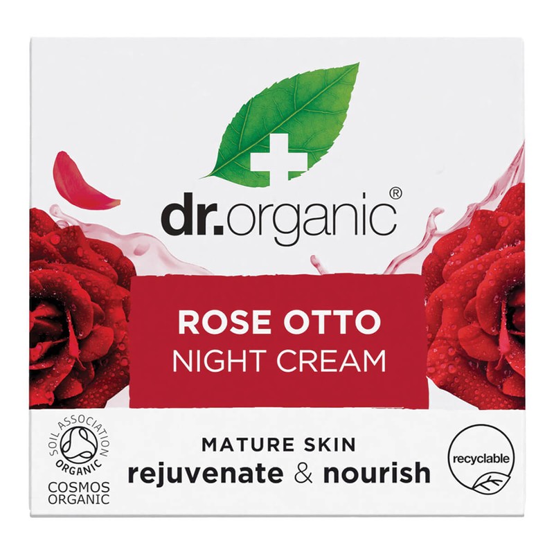 Dr Organic Rose Otto Night Cream, 50ml