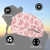 Garronmavis Cartoon Cute Pigs Wide Headbands for Women, Pink Pig
