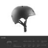 TSG Meta Solid Colour Helmet, Satin Black, JXXS/JXS