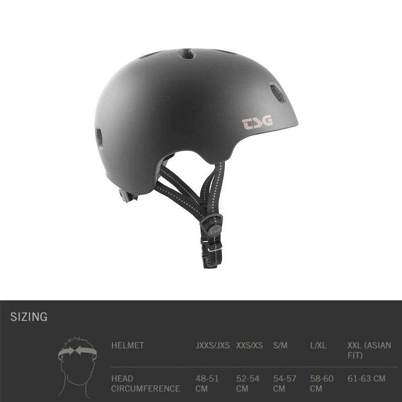 TSG Meta Solid Colour Helmet, Satin Black, JXXS/JXS