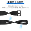 [SHANCHI] 【3本セット】 Vialove KW105-G01 1.9インチ 用 交換バンド 22mm スマートウォッチ用 シリコンバンド