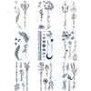 MIR WAY self-henna semi-permanent tattoo sticker 9-piece set, 1 piece, MWA-9-piece set / MIR WAY 셀프 헤나 반영구 타투스티커 9종세트, 1개, MWA-9장세트