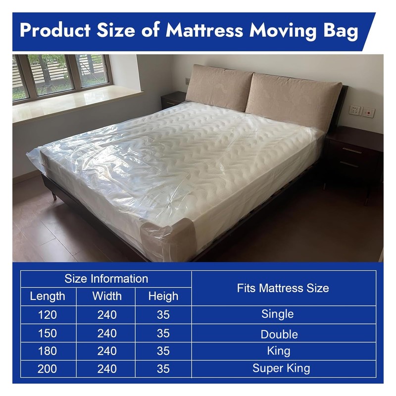 Waterproof Mattress Cover for Moving & Storage, Double-150 × 240