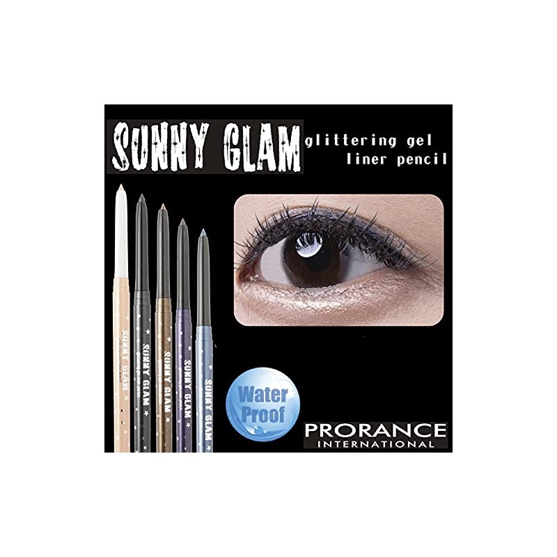 Prorance Glittering Gel Liner Pencil Black