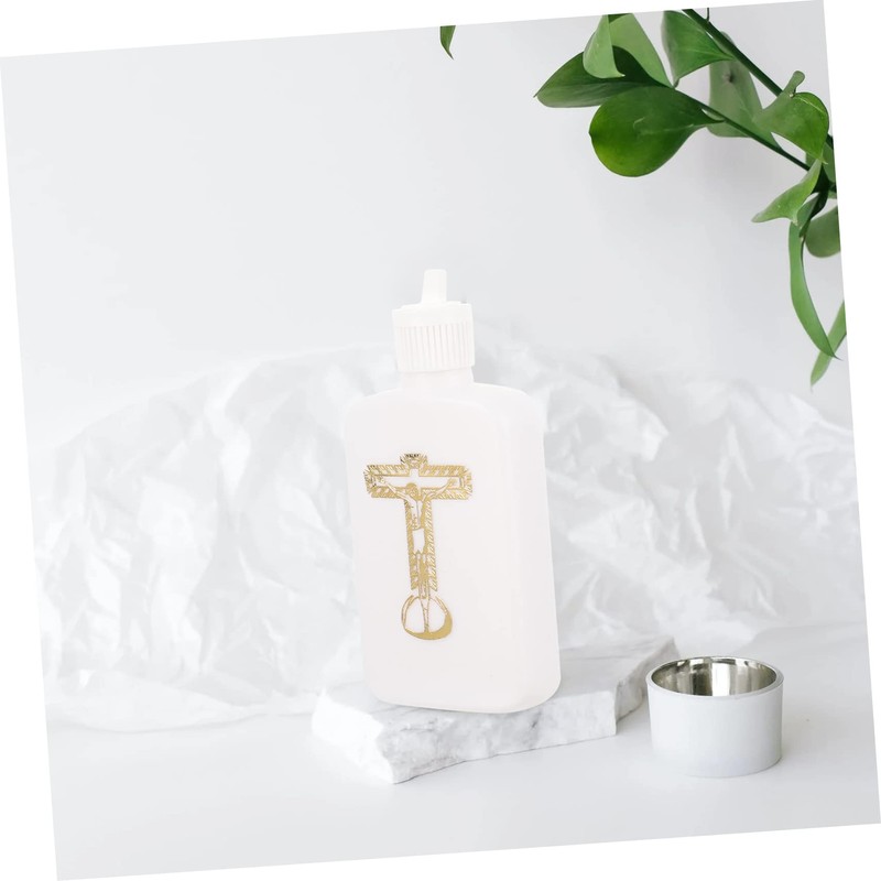 CAXUSD Easter Water Bottle Catholic Holy Water Flask Empty Small