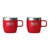 YETI Espresso Cups, 2 Pack, 6 oz, Rescue Red