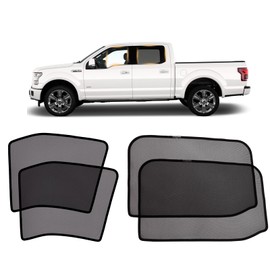 XCBYT Car Window Shades - 4 Pack for 2015-2020 f 150 Sun Shade Side Window Sun Shade Car Window Shade for Baby with Breathable Mesh Insulate Heat and UV for Sleep Camping Breastfeeding