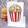 Large (A4) 'Popcorn Bucket' Blank Greeting Card (GC00073558)