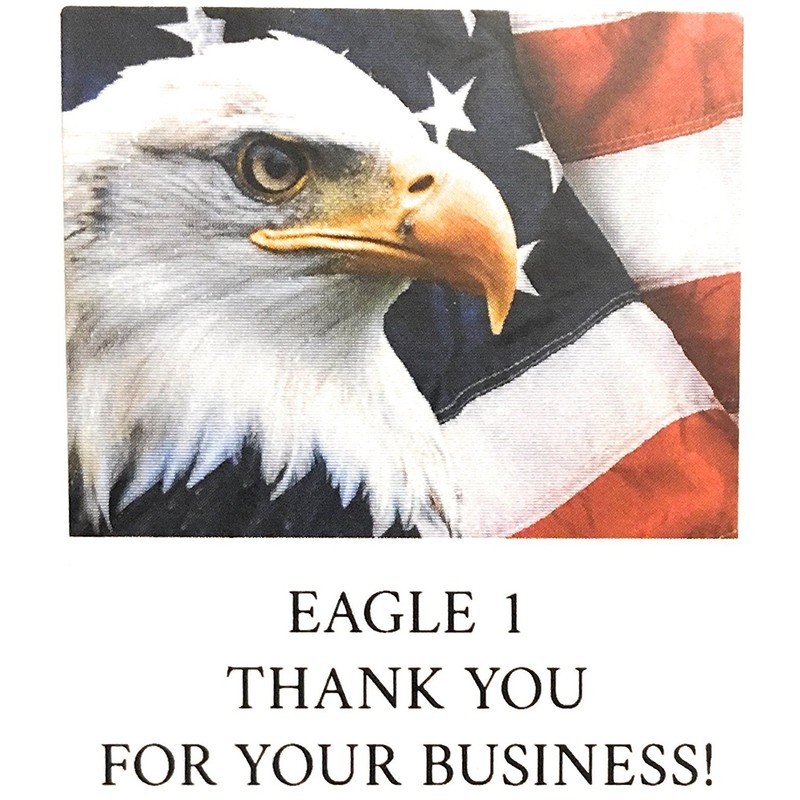 EAGLE 1: Stainless steel Rivets 1/8" x 1/4" (#43) (100,