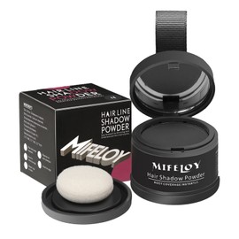 MIFELOY Touch Up Hair Color and Roots Concealer for Grays, Brows & Beard - Instantly Conceals Thinning Hairline and Hair Loss, Dark Gray
