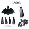 Bat Keyring, Bat Keychain, Leather Keyring for Men, PU Leather