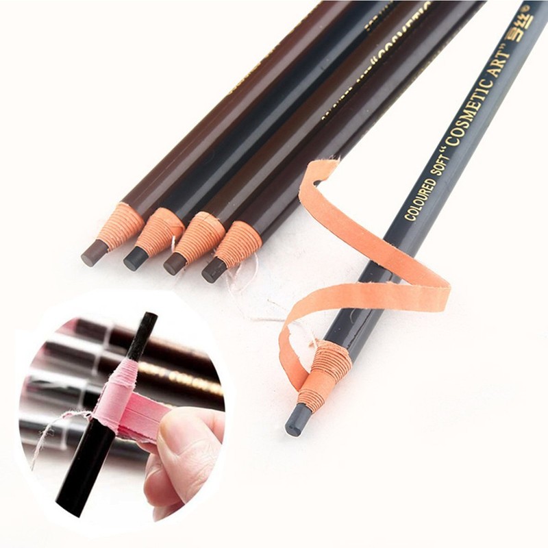 5 COLORS Set Eyebrow Pencil Drawing Eye Brow Pen Peel