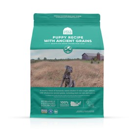 Open Farm Ancient Grains Puppy Dry Dog Food, Humanely Raised Meat Recipe with Wholesome Grains and No Artificial Flavors or Preservatives, 4 lbs