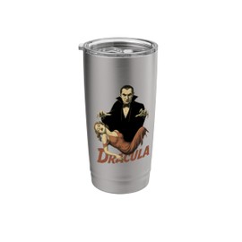 Vintage Dracula Horror Movie - Classic Monster Retro Design Stainless Steel Insulated Tumbler