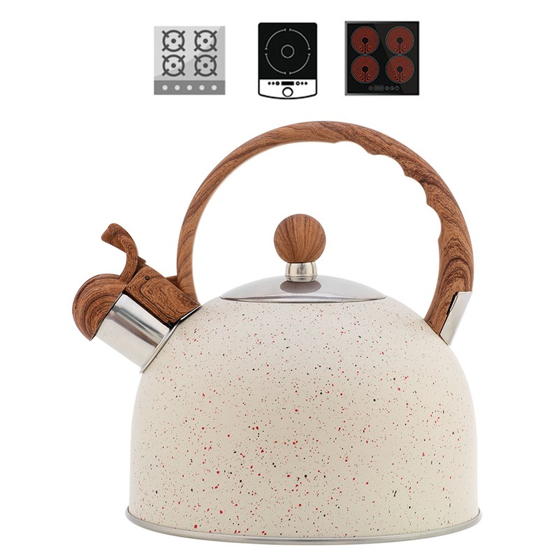 2.5L Whistling Tea Kettle Stovetop Food Grade Stainless Steel Tea