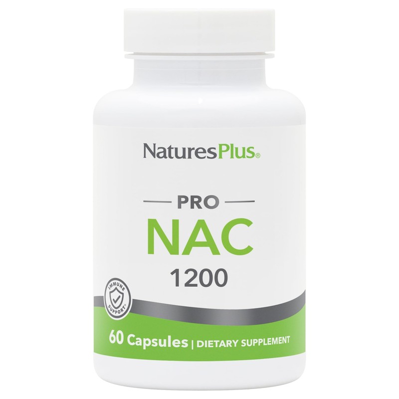 Natures Plus PRO NAC 1200 mg - 60 cápsulas -