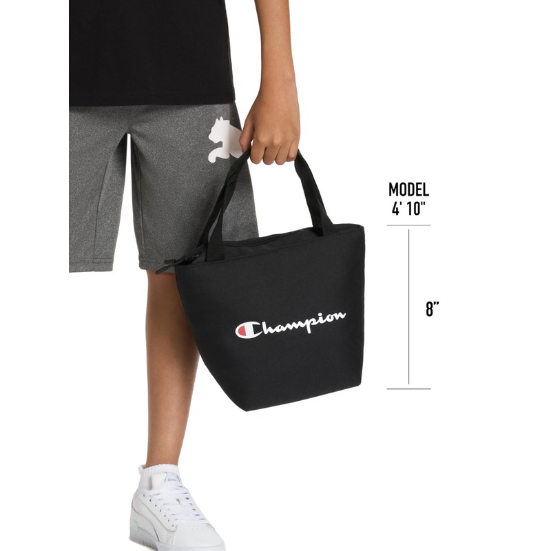 Champion Fresh Tote Lunch Kit, Black, One Size