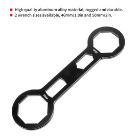 1.8in/2in Fork Wrench Front Shock Absorbers Remover Installaer Repair for CRF250R CRF450R CRF450X (Black)