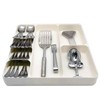 Silverware Drawer Organizer 3 in 1 Eco Friendly Plastic Multifunction