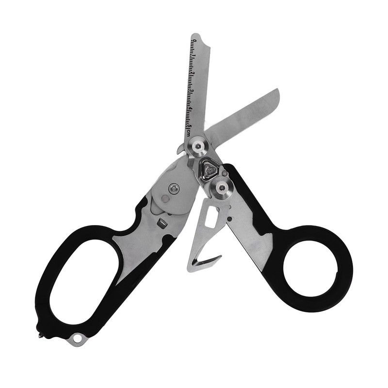 Emergency Response Shears Foldable Multifunctional Scissors Portable Stainless Steel Scissors