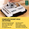 General Tools Woodworking Pocket Hole Jig Kit - All-In-One Aluminum