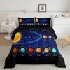 Feelyou Solar System Comforter Set for Kids Toddler Outer Space