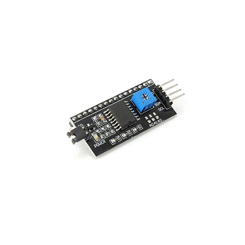 KKHMF 5pcs IIC/I2C/TWI Serial Interface Board Module 1602 2004 Compatible