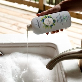 ATTITUDE Bubble Bath, EWG Verified, Plant and Mineral-Based Ingredients, Dermatologically Tested, Vegan and Cruelty-Free Body Care Products, Unscented, 16 Fl Oz (Pack of 6)