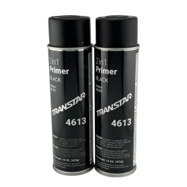 TRANSTAR 4613 - 2 IN 1 PRIMER - BLACK 15oz. ( 2 Pack ) - FREE SHIPPING