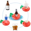 6 Pack Inflatable Cherry Drink Holder, LIYDE Drink Floaties Floating