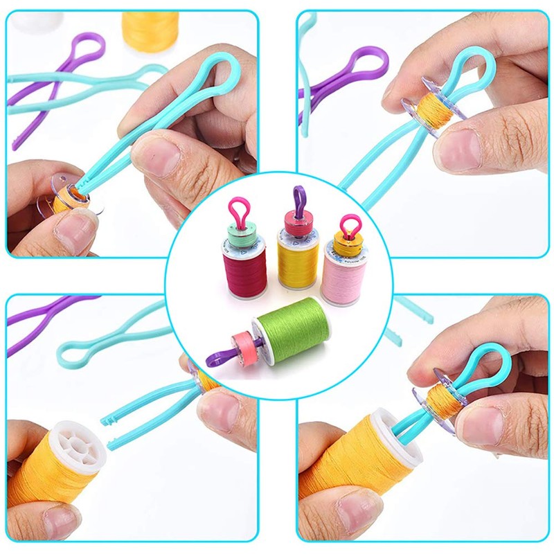Pack of 100 Bobbin Buddies Sewing Machine Accessories for Holding