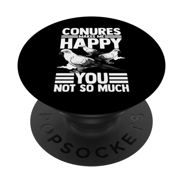 Sun Conure Funny Animals Pet Cute Birds Parrot PopSockets with