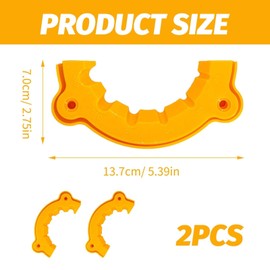 2 Pcs Drill Sharpener for Angle Grinder, Drill Bit Sharpening Jig for Specification Grinding