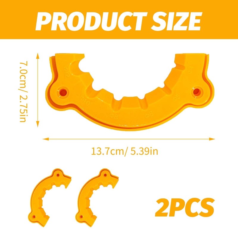 2 Pcs Drill Sharpener for Angle Grinder, Drill Bit Sharpening