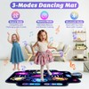 【Upgraded】KIZJORYA Dance Mat for Kids, Electronic Light-up Dance Pad with