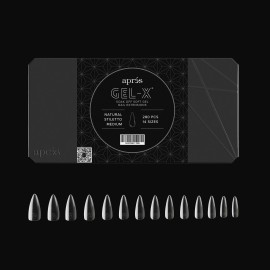 APRÉS Apres Nail Gel X Tips Natural Medium Size Pack For Salon Quality Nail Extensions