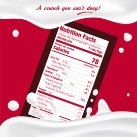 got milk? Wafer Rolls, Hazelnut, 17-ounce Box with 30 Rolls, Individually Wrapped Rolled Wafer Spirals with Filling, Hazelnut Wafer Cookies for Dessert or Snack, Retail Pack