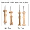Wooden Handle Punch Needle Beginner Embroidery Set, 2 Pcs Punch