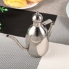 1Pc 0.35L Stainless Steel Olive Oil Dispenser Vinegar Pot Bottle