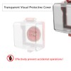 Hdtyyln 1 Pcs Emergency Stop Button Cover, Transparent Stop Button
