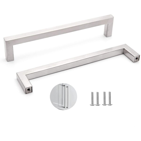 SYDARSYN Pack of 2 Furniture Handles, Stainless Steel Kitchen Handles,