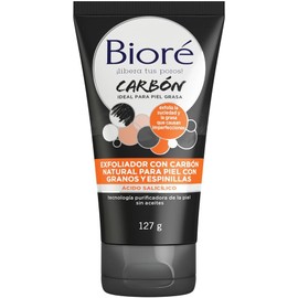Bioré Exfoliador Carbon Natural, 127 g