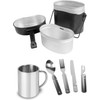 normani German Army Dinnerware Set Bundeswehr Cutlery + BW Aluminium