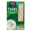 Ryvita Thins Rosemary & Sea Salt Flatbreads, 125g