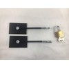 Black Refrigerator Door Lock with Padlock