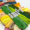 Bracelet String Kits, 50 Colors Rainbow Color Embroidery Thread, Cross