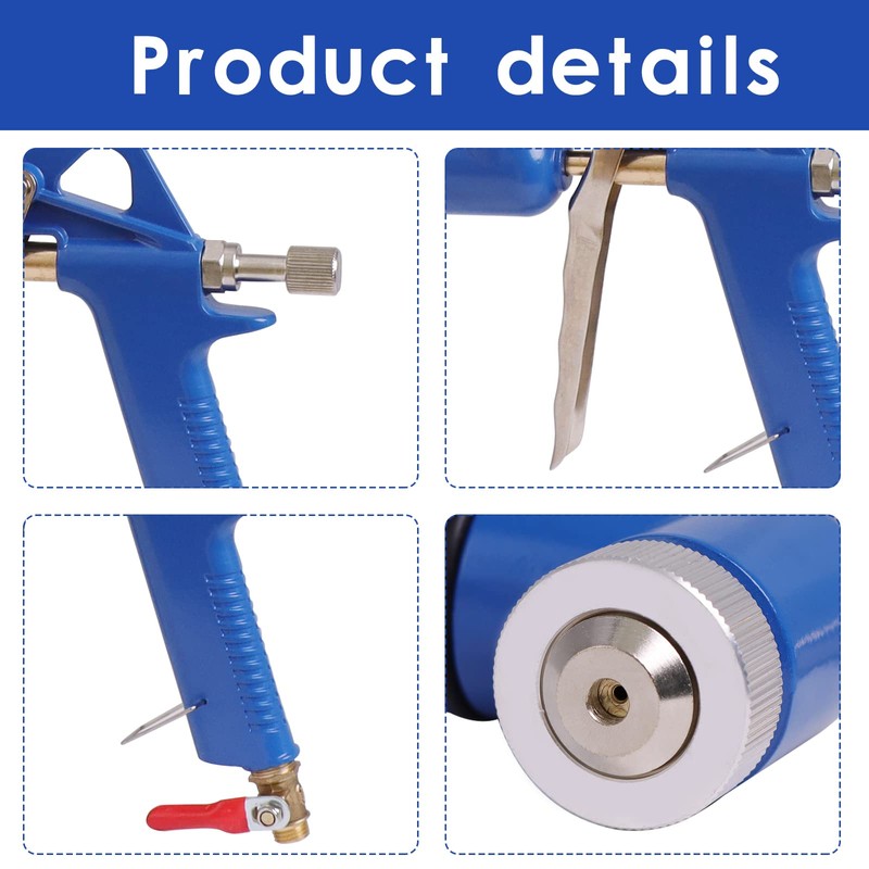 Drywall Texture Sprayer,Air Texture Gun 1.5 Gallon with 3 Nozzle